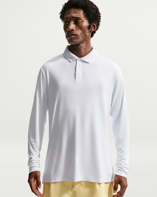 Nike Par Men's Dri-FIT Long-Sleeve Logo Golf Polo. Nike.com